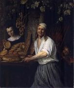 Jan Steen The Leiden Baker Arent Oostwaard and his wife Catharina Keizerswaard France oil painting artist